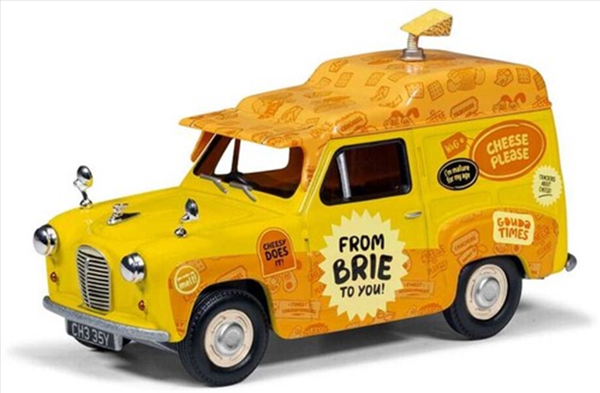 Corgi Wallace & Gromit Austin A35 Van - Cheese Please! Delivery Van 1:43 Scale Diecast/Product Detail/Figurines