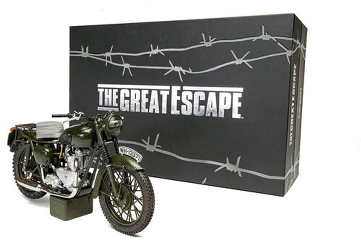 Corgi The Great Escape - Triumph TR6 Trophy (Weathered) 1:12 Scale Diecast/Product Detail/Figurines