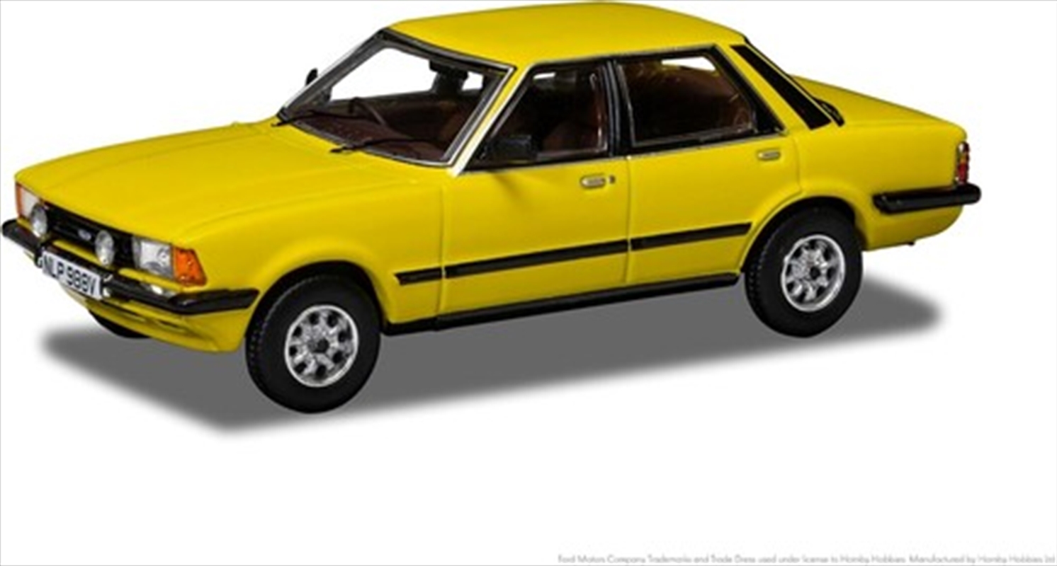 Corgi Vanguard Ford Cortina Mk5 1.3, Prairie Yellow 1:43 Scale Diecast/Product Detail/Figurines