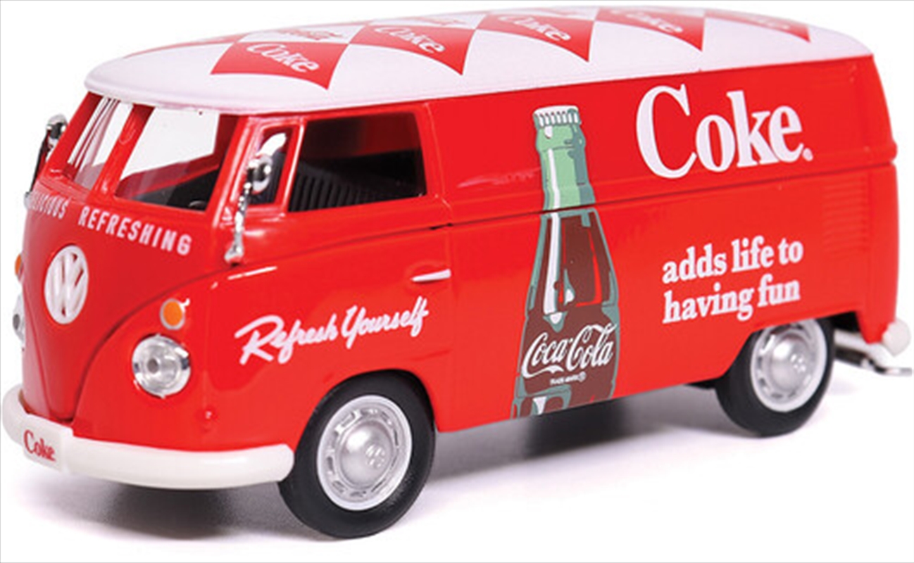 Coca-Cola Motor City Classics 1962 Volkswagen Cargo Van Red/White 1:43 Scale Diecast/Product Detail/Figurines