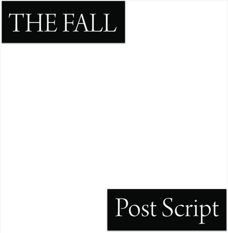 Post Script The Final Studio Album From The Fall/Product Detail/Rock/Pop