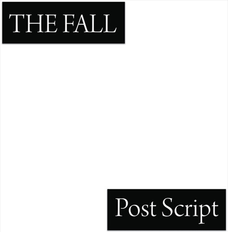 Post Script The Final Studio Album From The Fall/Product Detail/Rock/Pop