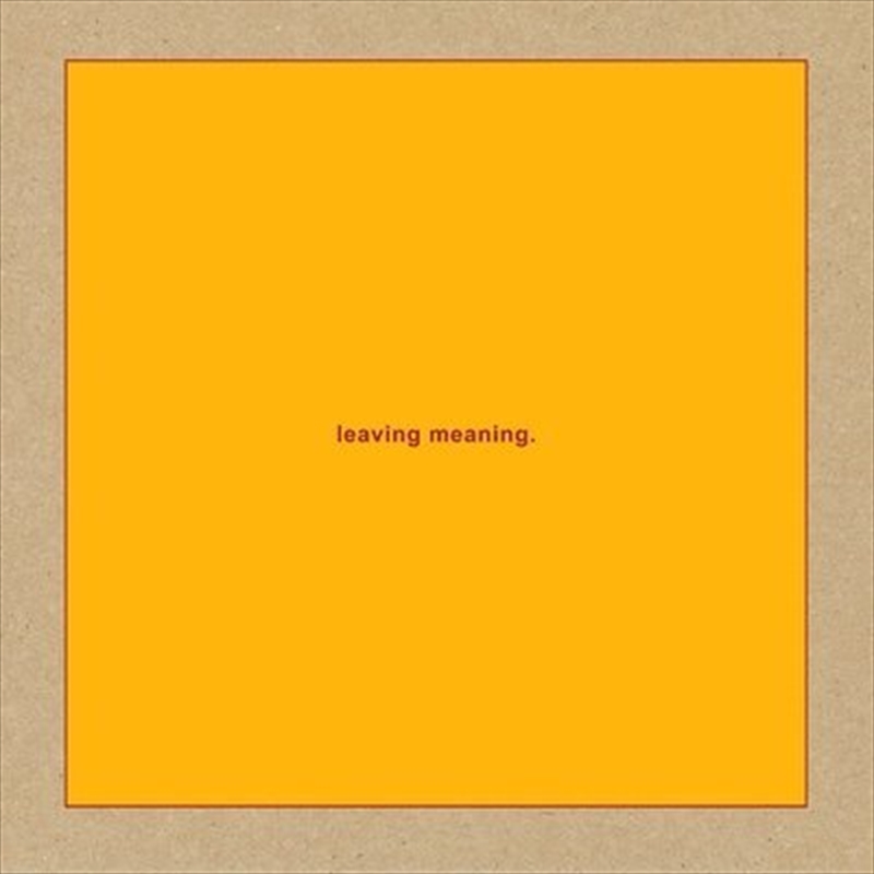 Leaving Meaning./Product Detail/Rock/Pop