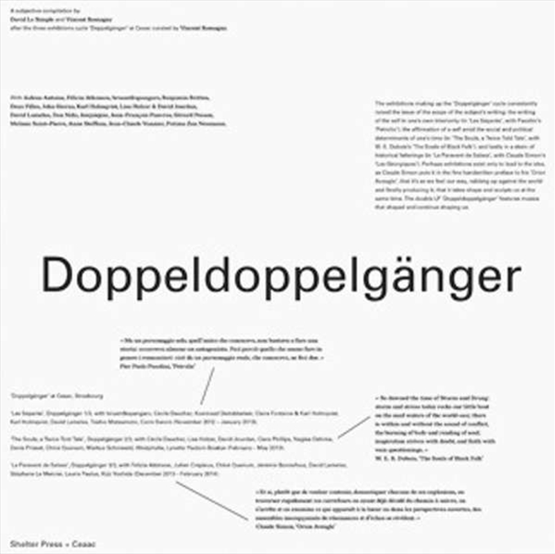 Doppeldoppelganger/Product Detail/Alternative