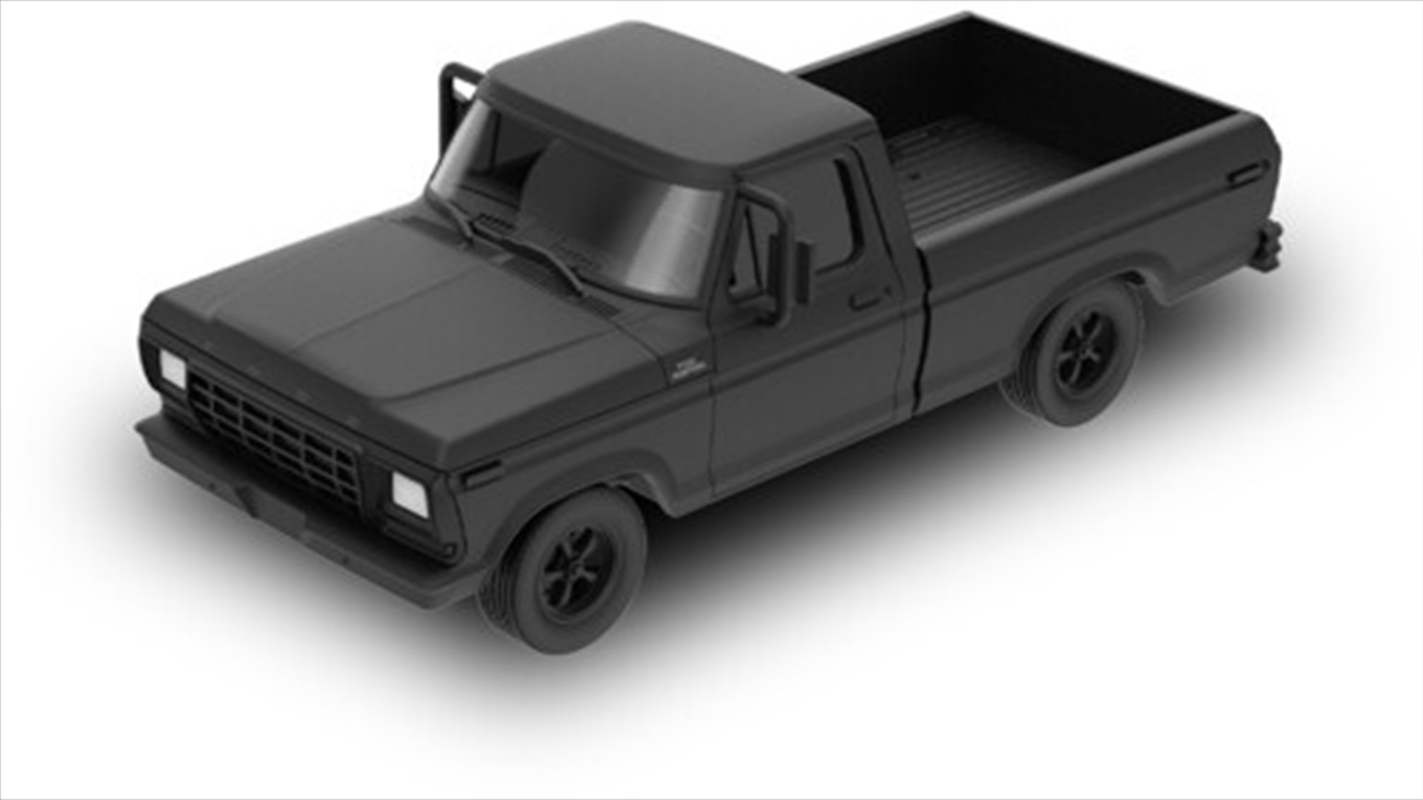 GreenLight Collectibles - 1:64 Ford F-100 Custom Pickup Matte Black Die-Cast Truck/Product Detail/Figurines