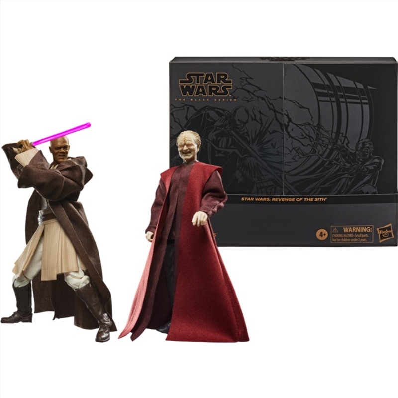 Star Wars The Black Series Mace Windu & Darth Sidious/Product Detail/Figurines
