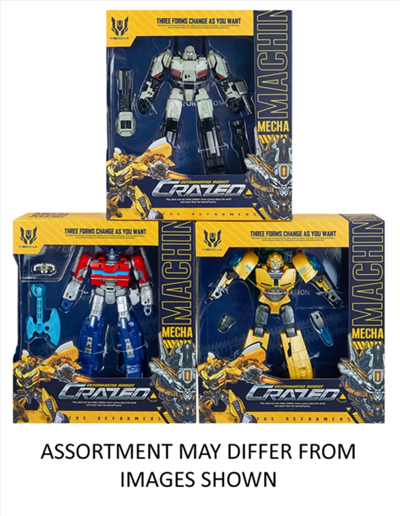 Transformable Robots with accessories  3 assorted (Sent At Random)/Product Detail/Toys