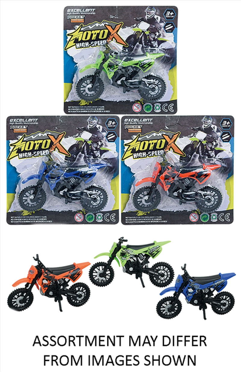 Moto X Motorbike 15cm assorted Colours (Sent At Random)/Product Detail/Toys