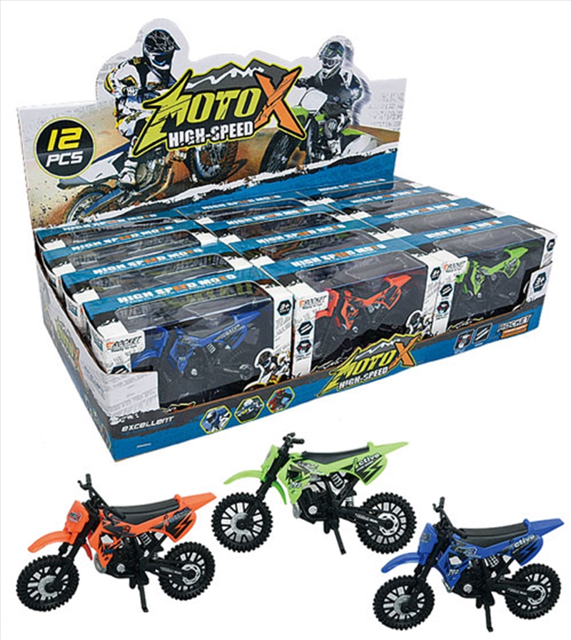 Moto X Motorbike 13cm assorted Colours (Sent At Random)/Product Detail/Toys