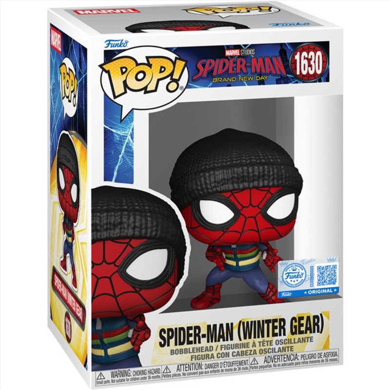 SpiderMan: Brand New Day - Spider-Man (Winter Gear) Pop! Vinyl RS/Product Detail/Standard Pop Vinyl