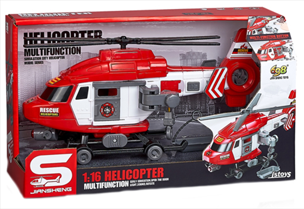 Helicopter Rescue 1:16 30cm with light and Sound/Product Detail/Toys
