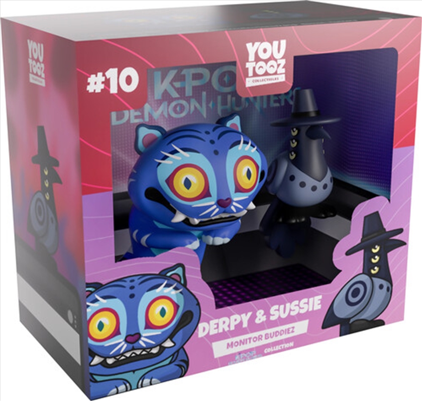 Youtooz - KPop Demon Hunters - Monitor Buddiez - Derpy & Sussie/Product Detail/Figurines