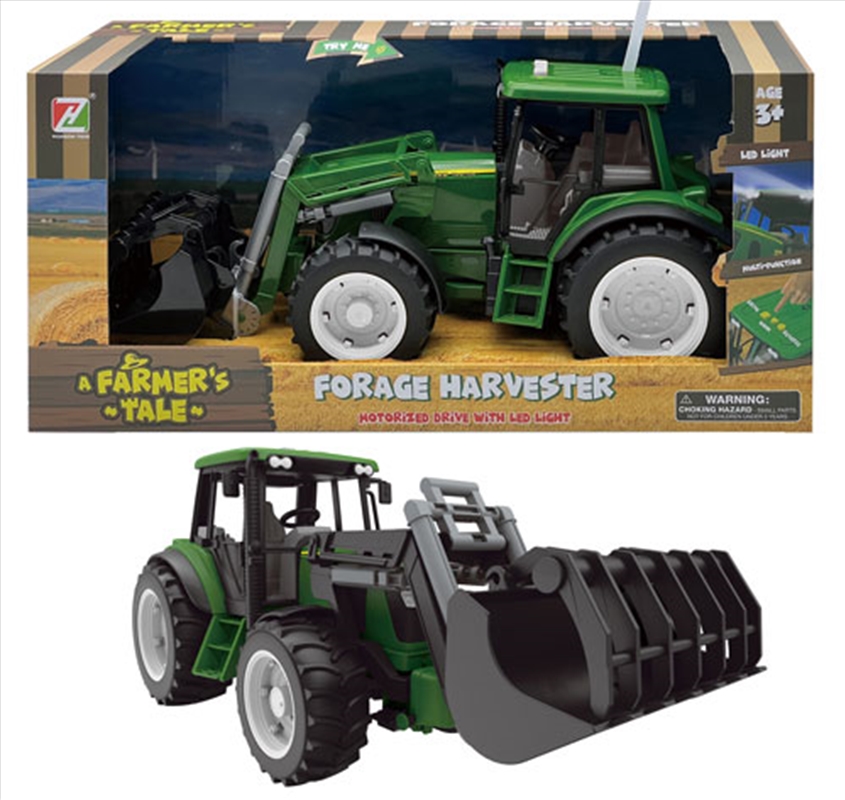 Farm Tractor 1:16 Friction with Light and Sound and Accessories 39cm/Product Detail/Toys