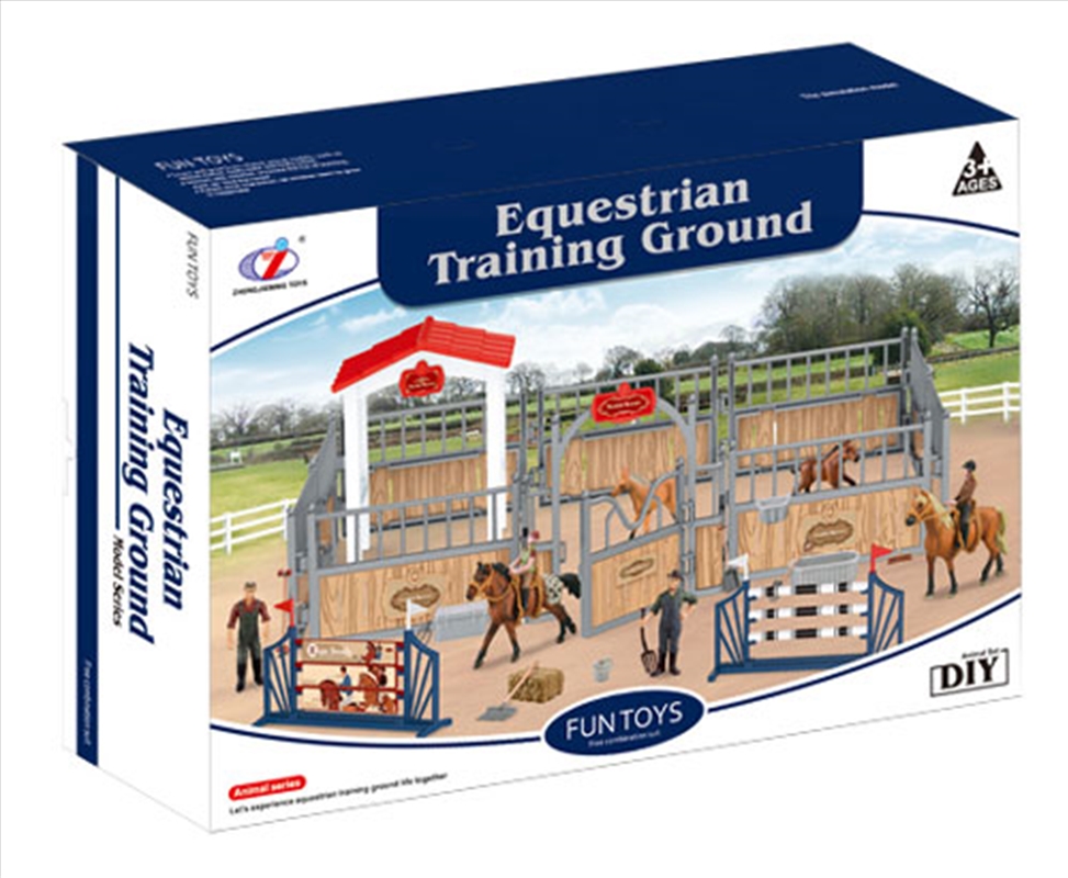 Farm Animals Horse Jumping Arena with Figures - Horses and Accessories/Product Detail/Toys