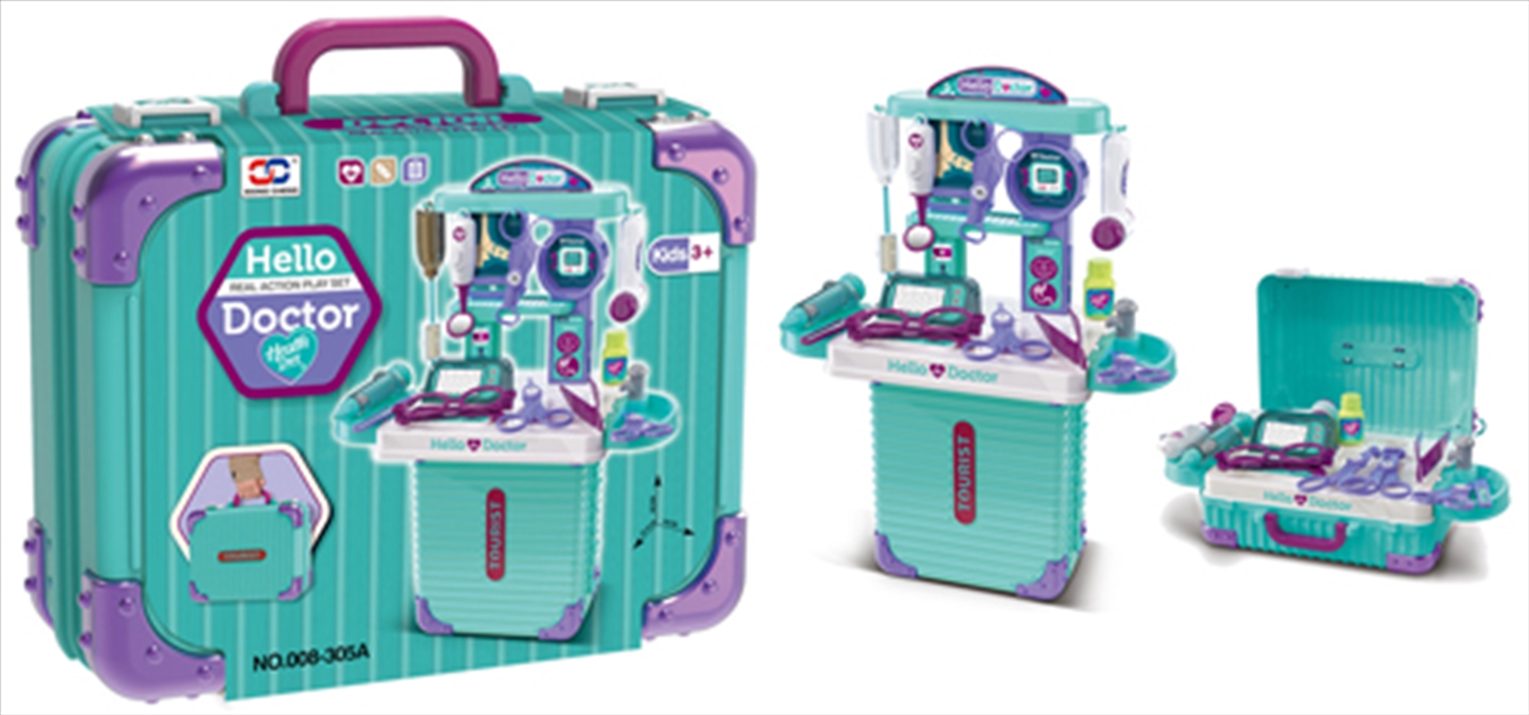 Doctor Set 3 in 1 Carry Case with Accessories/Product Detail/Toys