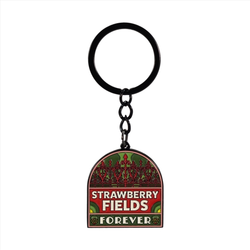 Keyring Metal - The Beatles (Strawberry Fields)/Product Detail/Keyrings