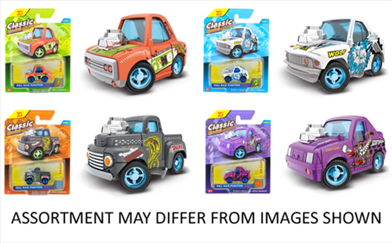 Cartoon Die cast Pull Back Street Cars assorted (Sent At Random)/Product Detail/Toys