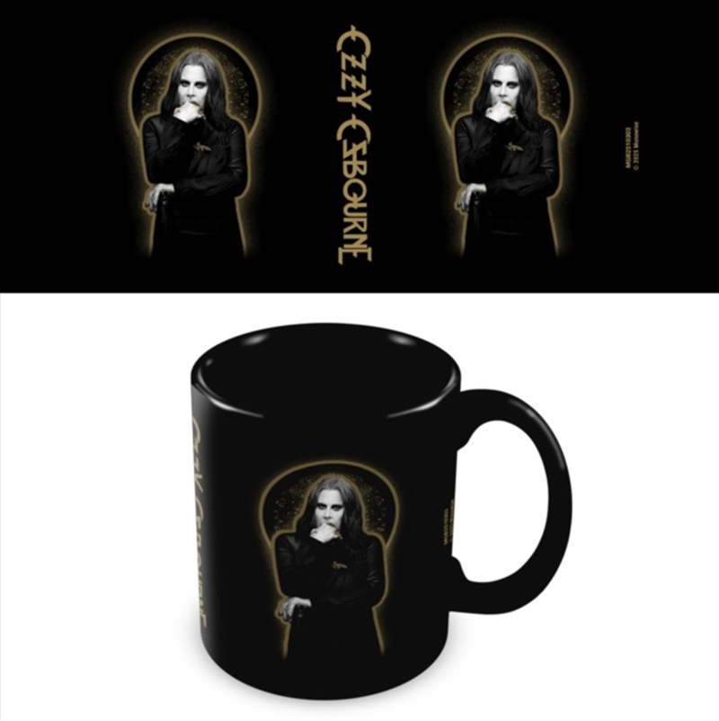 Ozzy Osbourne (Gold) Black Pod Mug/Product Detail/Mugs