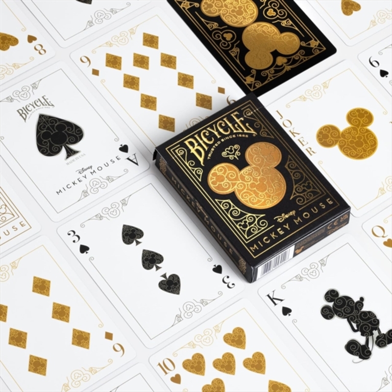 Bicycle Black/Gold Mickey Playing Cards/Product Detail/Card Games