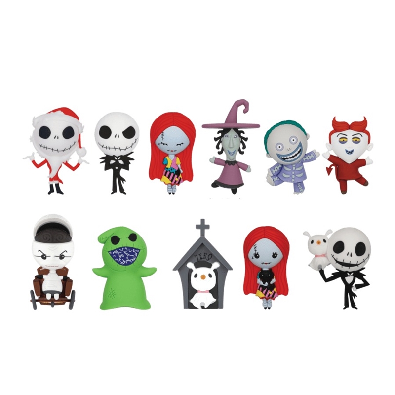 The Nightmare before Christmas - 3D PVC Foam Bag Clips Series 4 Blind Bag (Sent At Random)/Product Detail/Keyrings