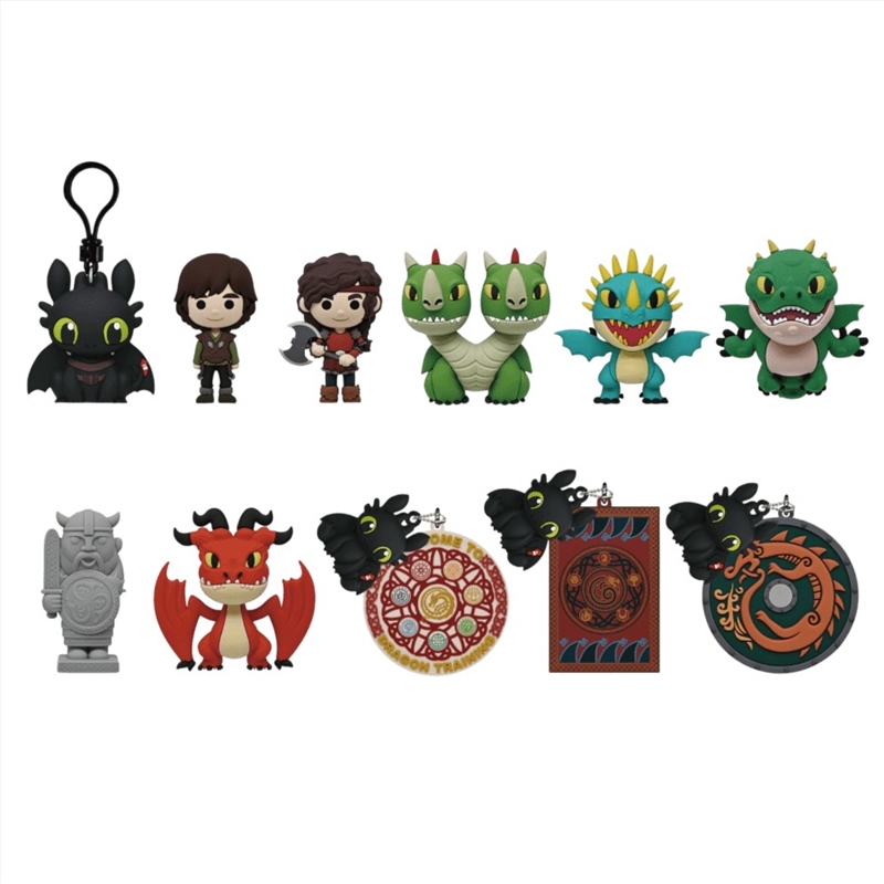 How to Train Your Dragon (2025) - 3D PVC Bag Clips Series 2 Blind Bag (Sent At Random)/Product Detail/Keyrings