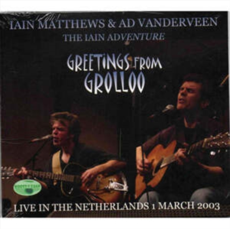 The Iain Adventure Greetings From Grolloo Live In The Netherlands 1st March 2003/Product Detail/Rock/Pop