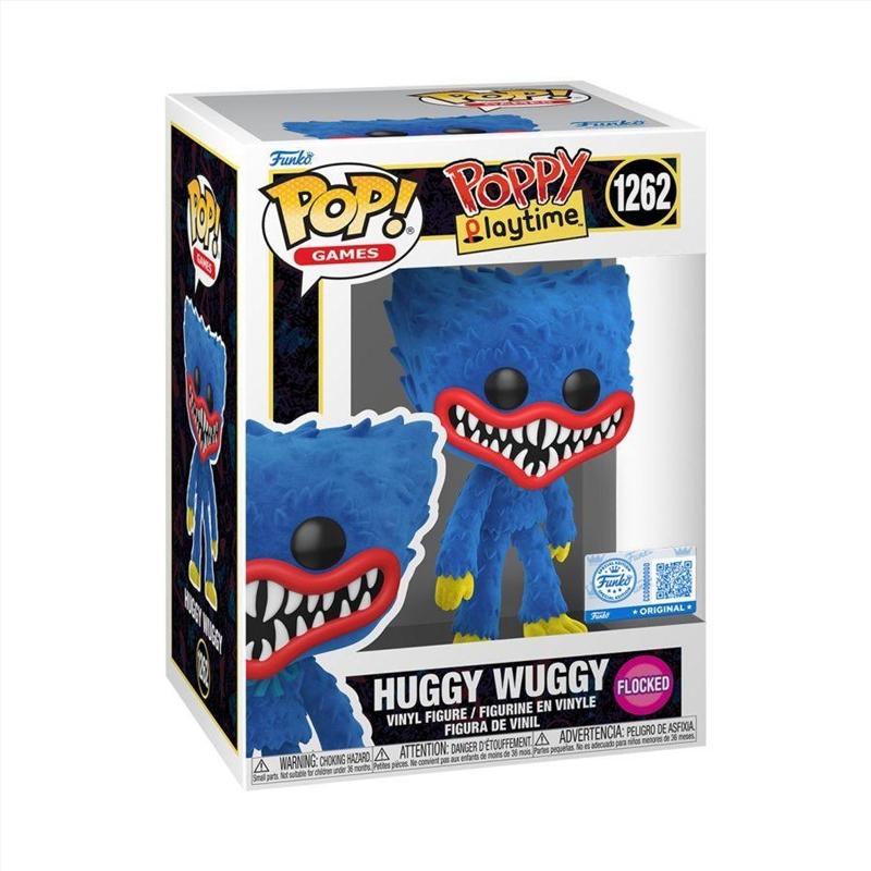 Poppy Playtime – Huggy Wuggy Flocked Pop! Vinyl RS/Product Detail/Standard Pop Vinyl