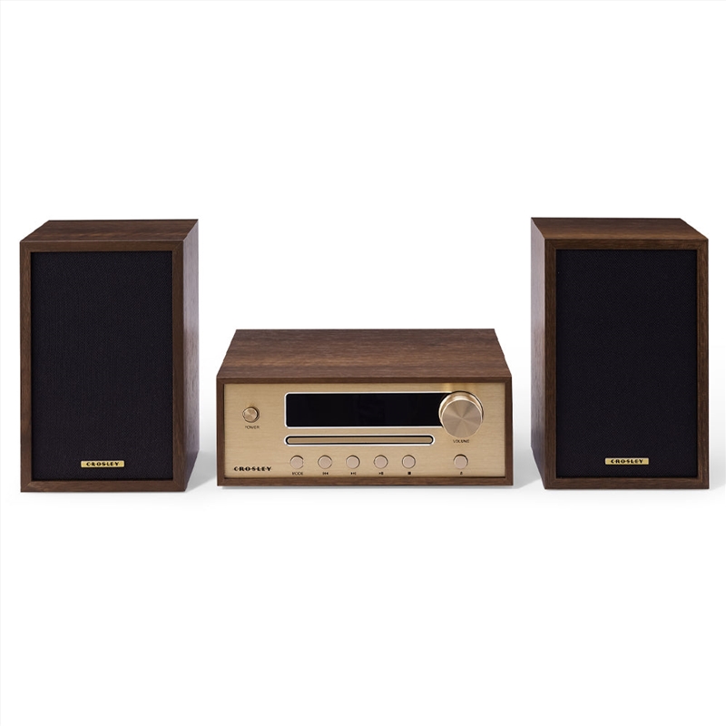 Crosley Parker Radio CD Player - Walnut/Product Detail/Media Players