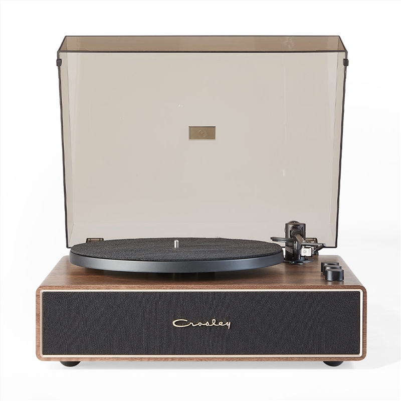 Crosley Stave 2-Speed Bluetooth Record Player Turntable with Built-in Speakers, Walnut/Product Detail/Turntables
