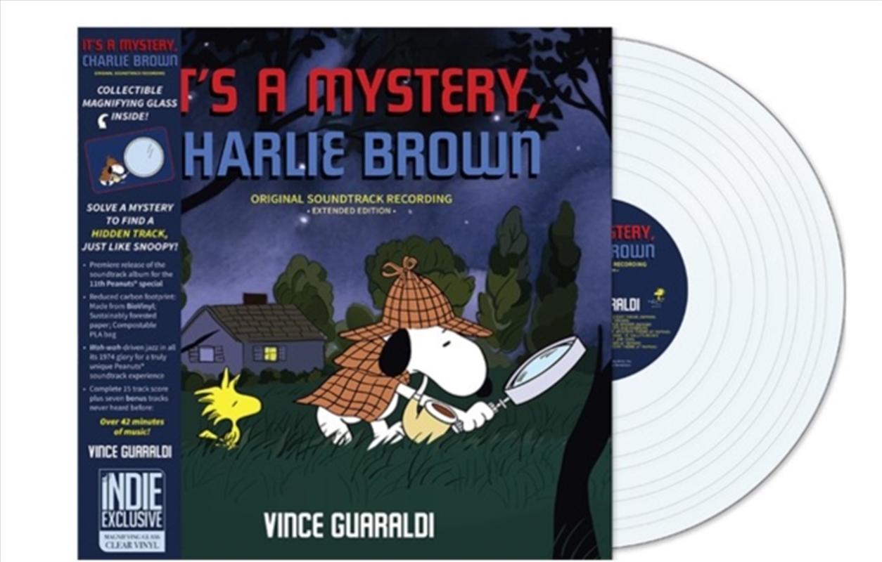 Its A Mystery / Charlie Brown - Magnifying Glass Clear Vinyl/Product Detail/Jazz