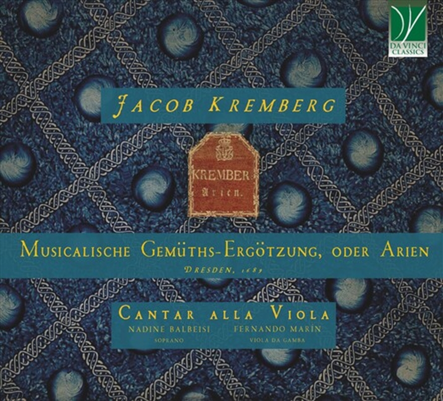 Jacob Kremberg: Musicalische Gemuths-Ergotzung/Product Detail/Classical