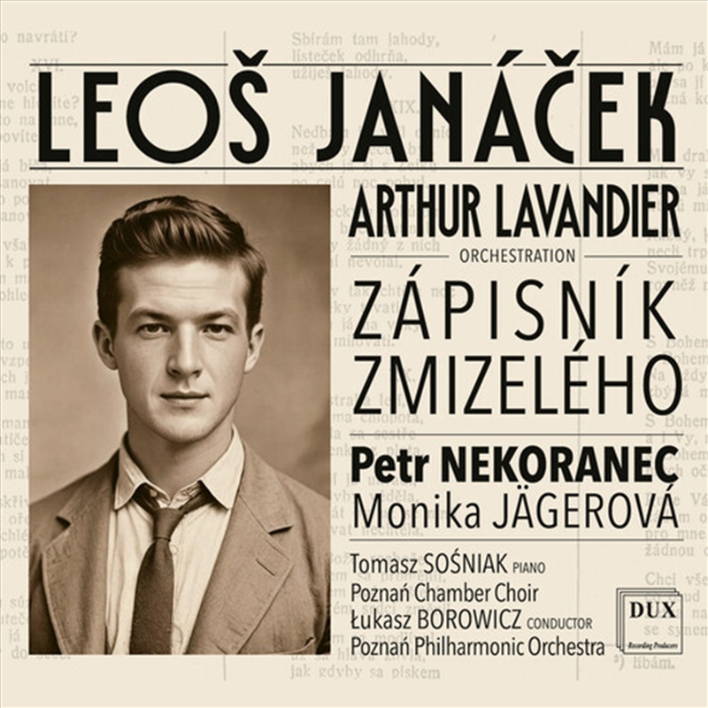 Janacek: Zapisnik Zmizeleho/Diary Of One Who/Product Detail/Classical