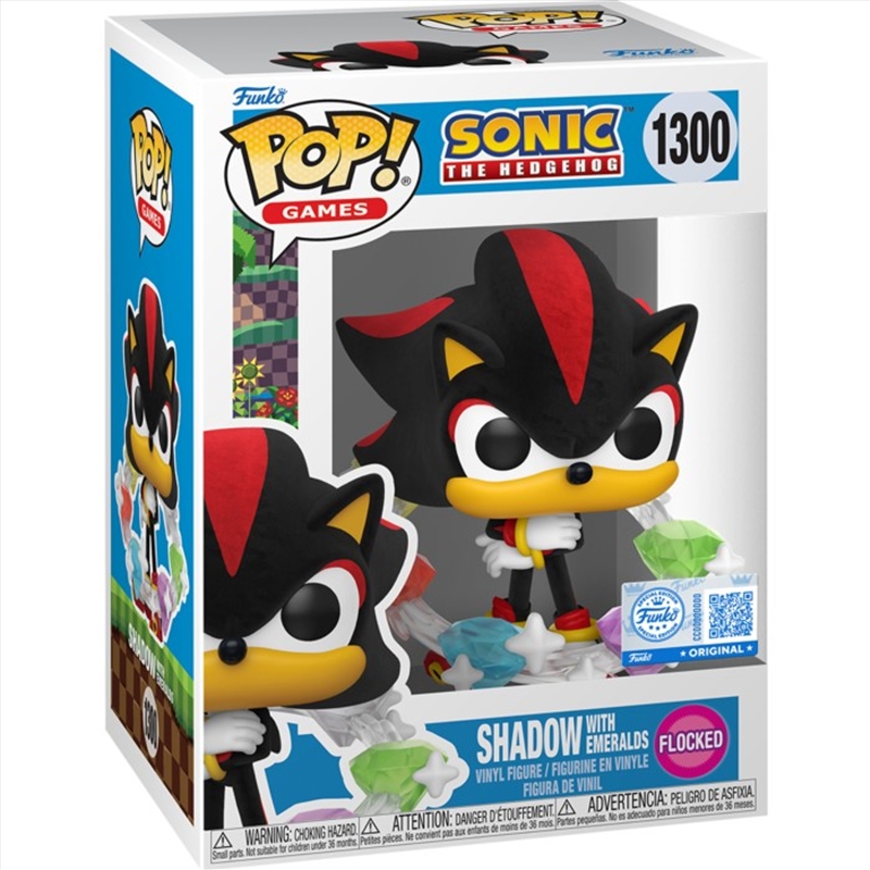 Sonic - Shadow w/Emeralds Pop! Vinyl RS/Product Detail/Standard Pop Vinyl