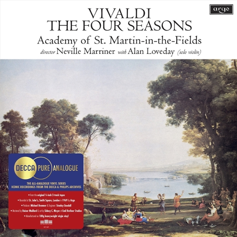 Vivaldi: The Four Seasons - Pure Analogue/Product Detail/Classical