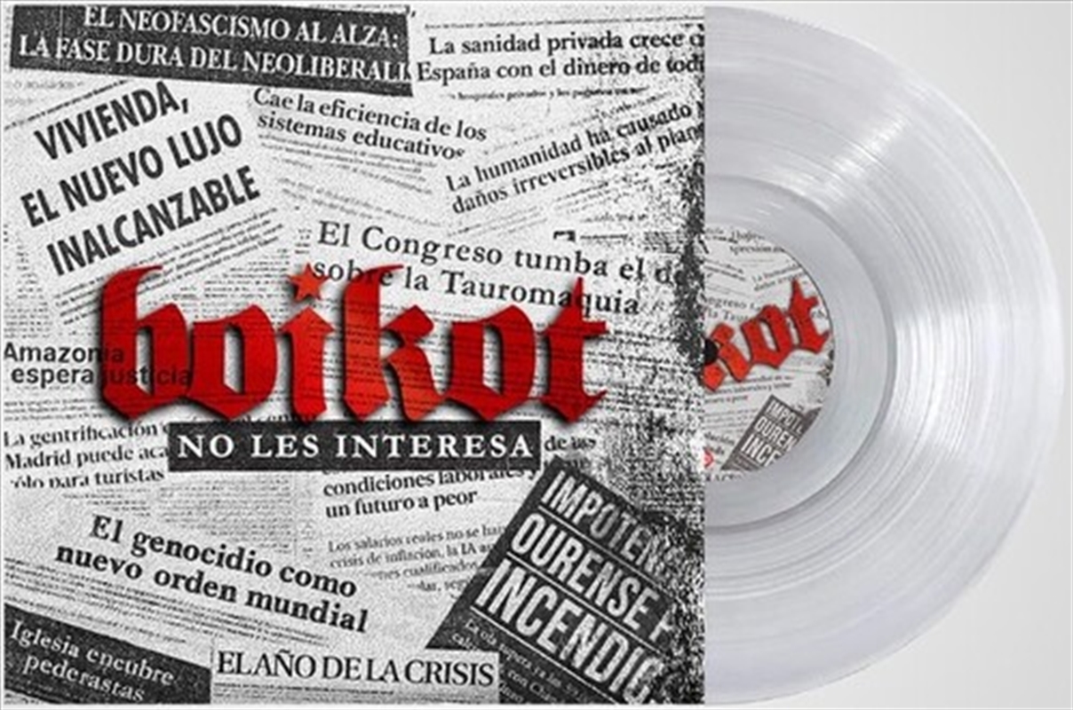 No Les Interesa - Transparent Eco Vinyl + cd/Product Detail/Rock/Pop