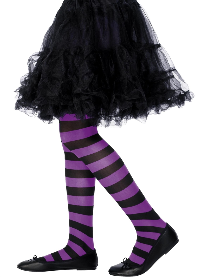 Tights - Purple & Black - Child/Product Detail/Costumes
