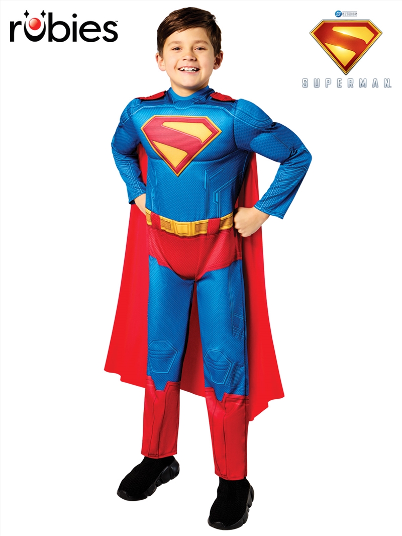 Superman Deluxe Costume (Superman 2025) - Size 6-8/Product Detail/Costumes