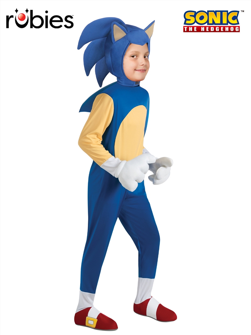 Sonic The Hedgehog Deluxe Costume - Size 6-8/Product Detail/Costumes