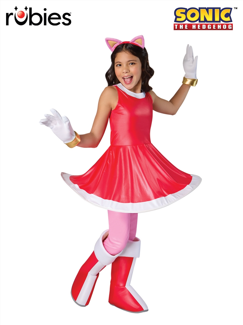 Sonic The Hedgehog Amy Rose Deluxe Girls Costume - Size M/Product Detail/Costumes
