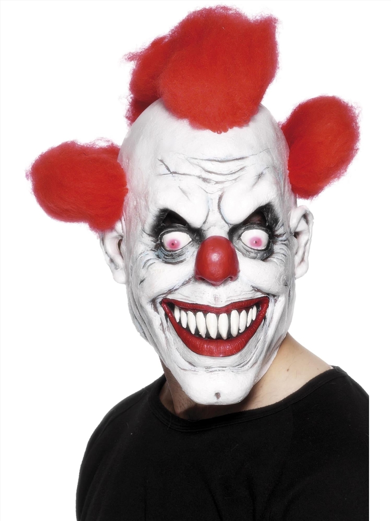 Scary Clown 3/4 Mask With Hair/Product Detail/Costumes