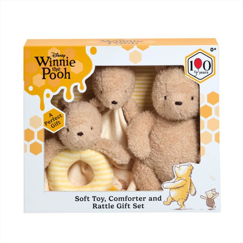 Winnie The Pooh 100th Anniversary 3 Piece Gift Set/Product Detail/Plush Toys
