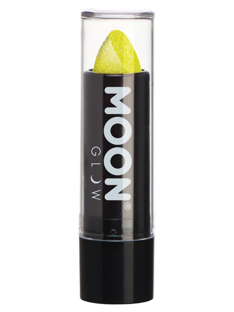 Moon Glow - Neon Uv Glitter Lipstick, Yellow/Product Detail/Costumes