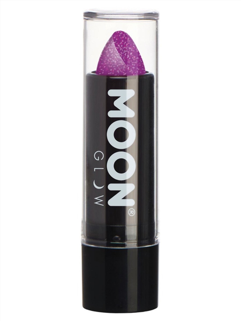 Moon Glow - Neon Uv Glitter Lipstick, Purple/Product Detail/Costumes