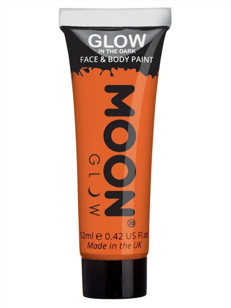 Moon Glow - Glow In The Dark Face Paint, Orange/Product Detail/Costumes