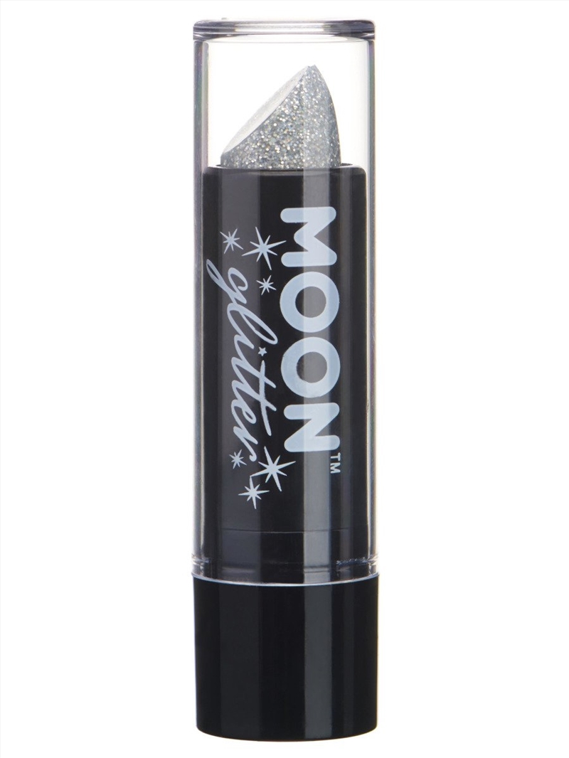 Moon Glitter Holographic Glitter Lipstick, Silver/Product Detail/Costumes
