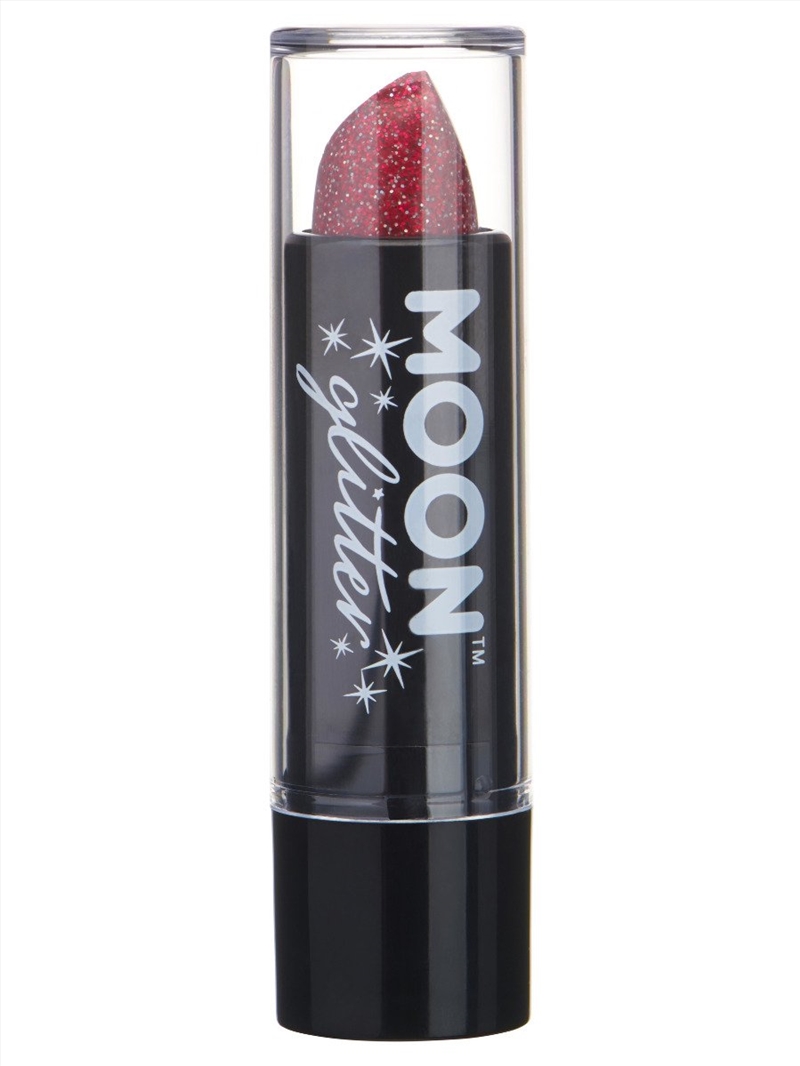 Moon Glitter Holographic Glitter Lipstick, Red/Product Detail/Costumes
