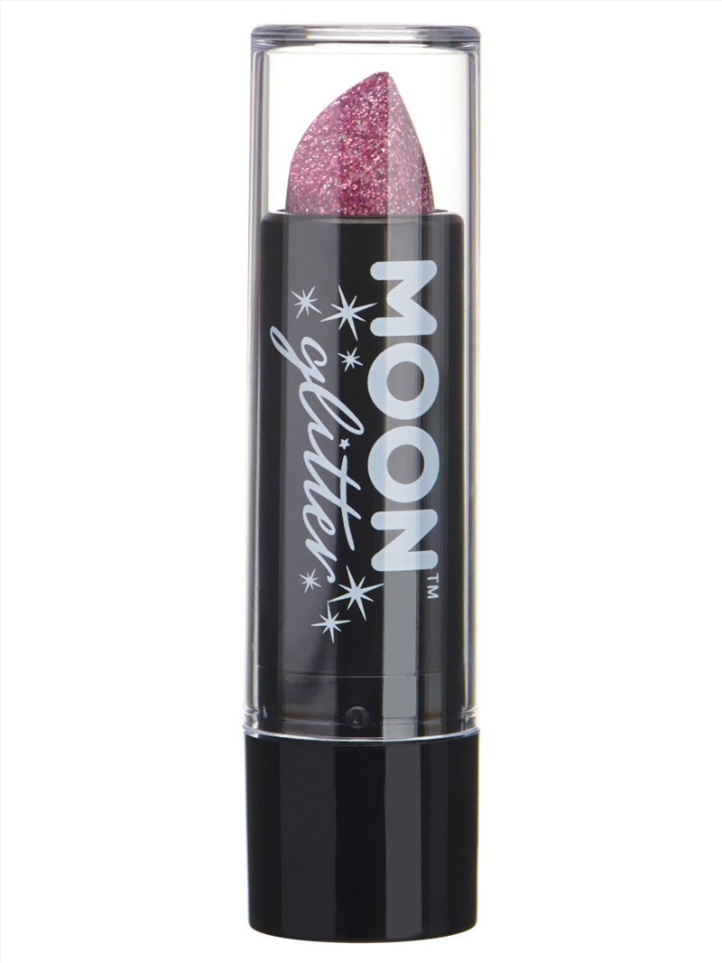 Moon Glitter Holographic Glitter Lipstick, Pink/Product Detail/Costumes