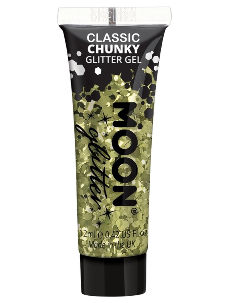 Moon Glitter Classic Chunky Glitter Gel, Gold/Product Detail/Costumes