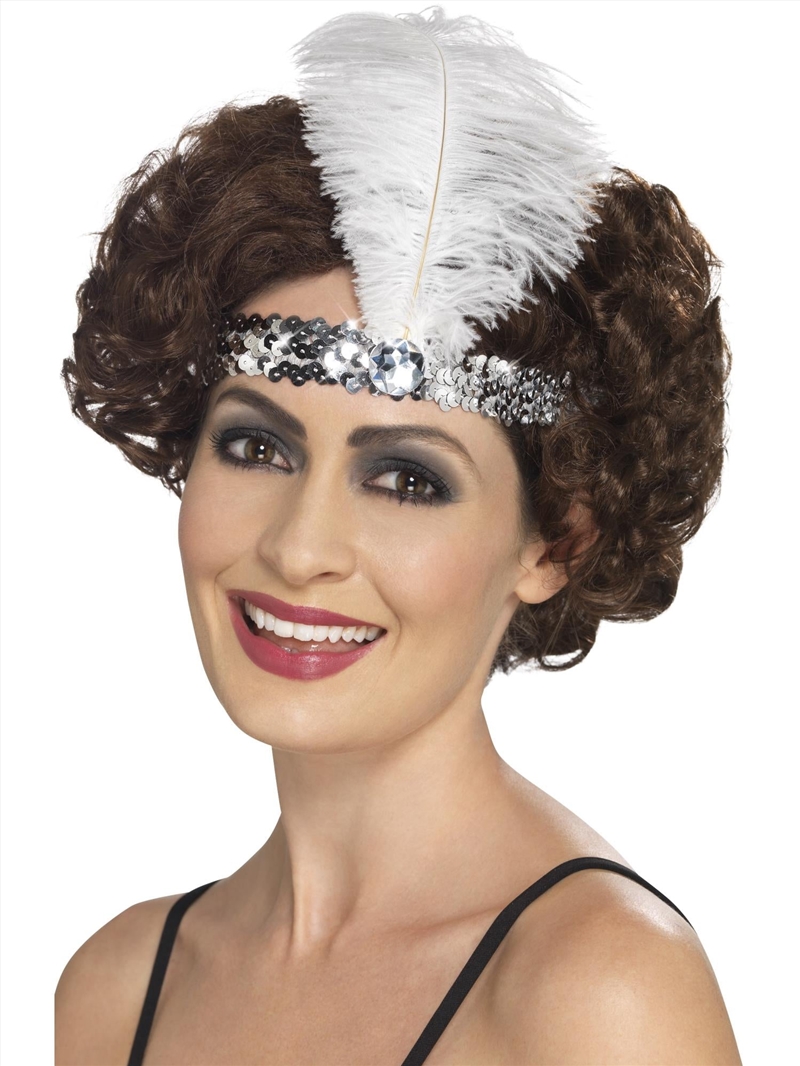 Flapper Silver Headband/Product Detail/Costumes