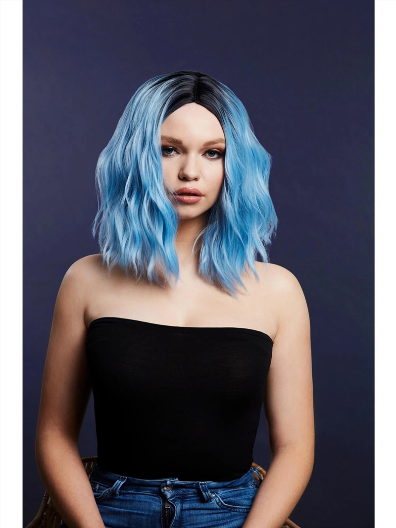 Fever Kylie Wig, Two Toned Blend, Teal/Product Detail/Costumes